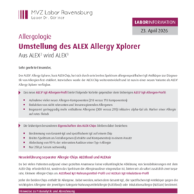 Laborinformation ALEX3