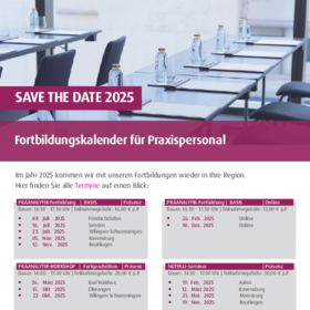 SAVE THE DATE - Fortbildungen 2025