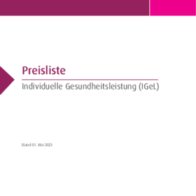 IGeL-Preisliste MVZ Labor Ravensburg