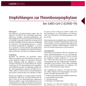 Thromboseprophylaxe SARS-CoV-2