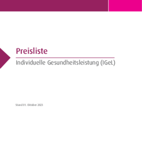 IGeL-Preisliste