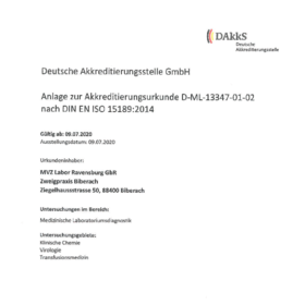 Standort Biberach, Anlage zur Urkunde 15189