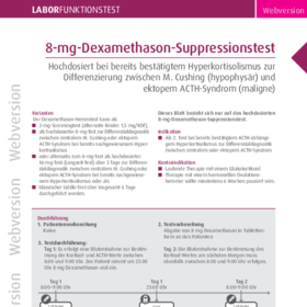 8-mg-Dexamethason-Suppressionstest