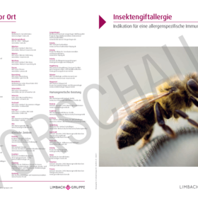 Broschüre Insektengiftallergie
