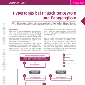 Hypertonus bei Phäochromzyton und Paragangliom