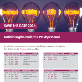 SAVE THE DATE - Fortbildungen 2026